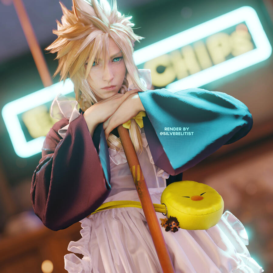 cloud + custom complex outfit